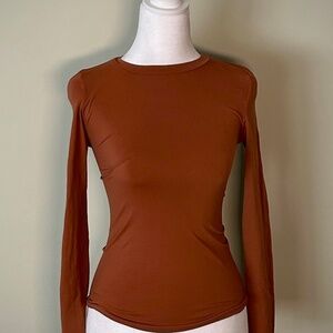 Long Sleeve Shirt in Brown by Intimately (Free People) (XS/S)